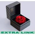 Caixa de embalagem personalizada do presente do cartão da caixa da flor do presente da forma impermeável com tampa